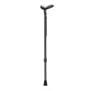 Bâton de marche télescopique 68–93 cm Réglable en 10 positions Poignée anatomique 12,5 cm Charge maximale 100 kg Pour une taille de 140–185 cm 1