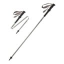 Bâton de trekking 110 cm pliable à 35 cm ultraléger avec déploiement rapide, dragonne et pointe avec plateau anti-boue 9