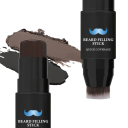 Bâtonnet de teinture pour barbe avec pinceau Correcteur de barbe pour compléter la couleur Masquage des zones clairsemées Épaississement 4