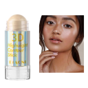 Bâtonnet illuminateur pour le visage 7 x 2,8 cm Illuminateur en bâtonnet Brillance douce pour mettre en valeur les pommettes Stick de maquillage 6