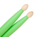 Bâtons de batterie professionnels colorés 5A/7A 1 paire de baguettes de batterie durables accessoires pour batteries pour concerts et entraînements 11