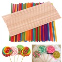 Bâtons en bois pour sucettes 50 pcs 1