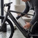 Batteria per bicicletta elettrica Acepower DCH-009 Con chiave e maniglia 52 V 17,5 Ah Celle LG 418 x 114 x 66 mm Colore argento Per MATE X e Engwe 6