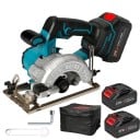 Batteridriven cirkelsåg borstlös 125 mm 5 tum 18V justerbar skärdjup 45 mm för Makita träskärning 1