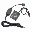 Batterie factice avec câble d'alimentation pour appareil photo Lumix 3
