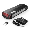 Batterie für Elektrofahrrad am Gepäckträger Ohne Gepäckträger Mit Schloss und Licht 36 V 13 Ah 468 Wh EVE 18650 Zellen Schwarze Farbe Für Motoren 2