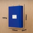 Batterij LiitoKala 4 stuks 3,2 V 105 Ah LiFePO4 prismatisch element 336 Wh M6 aansluiting 130 x 36 x 215 mm blauw voor zonne-energie systemen 4