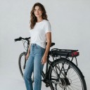 Batterij voor elektrische fiets op achterdrager Met drager Met slot en licht 36 V 15 Ah 540 Wh Cellen 18650 3000 mAh Zwarte kleur Voor motor tot 500 W 2