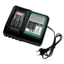 Batterijlader voor Makita 14,4–18V Li-ion snellader DC18RC LCD EU stekker voor accu's BL1860 BL1850 1