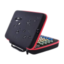 Battery Storage Box with Tester Black Plastic Organiser for Various Types of Batteries Practical Holder for Neat Storage and Status Check 2