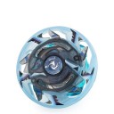 Battle spinning top made of plastic and metal for spinning top battles Diameter approx. 5.3 cm Multicoloured design with a motif in the centre 31