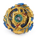 Battle Spinning Top with Metal Elements for Spinning Top Battles Diameter approx. 4 cm Detailed shaped rim and coloured symbol in the centre 2