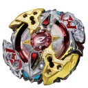 Battle Spinning Top with Metal Elements for Spinning Top Battles Diameter approx. 4 cm Detailed shaped rim and coloured symbol in the centre 5