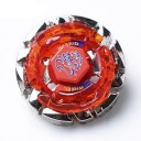 Battle Spinning Top with Metal Elements for Spinning Top Battles Diameter approx. 4 cm Detailed shaped rim and coloured symbol in the centre 15