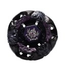 Battle Spinning Top with Metal Elements for Spinning Top Battles Diameter approx. 4 cm Detailed shaped rim and coloured symbol in the centre 28