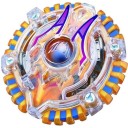 Battle Top for Children Made from Metal and Plastic Top Piece with Colourful Design and Protrusions Around the Edge Diameter 4.5 cm Spinning 6