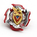 Battle Top for Children Made of Metal and Plastic Colourful Top with Decorative Emblem in the Centre Diameter 5.5 cm Spinning and Duelling Toy 5