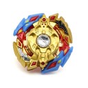Battle Top for Children Made of Metal and Plastic Colourful Top with Decorative Emblem in the Centre Diameter 5.5 cm Spinning and Duelling Toy 15