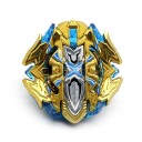 Battle Top made of metal and plastic for spinning top battles Diameter approx. 5.5 cm Shiny metallic details and intricately shaped edges 27