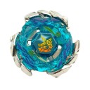 Battle Top with Launcher for Battles Disassemblable Construction from Metal and ABS Plastic Turquoise and Silver Colour with Unicorn Design 1