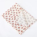 Baumwoll-Musselin-Decke für Babys 85x65 cm Baby-Handtuch-Wickeltuch Kirschmuster für Neugeborene Badezimmer Schlafen 1