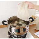Baumwollbeutel für Gewürze beim Kochen von Suppen und Saucen Beutel aus dünnem Stoff mit Zugband Naturfarbe Größe 20 x 26 cm 2
