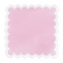 Bavlnené prestieranie 45,7 x 45,7 cm 100% bavlna Veľký štvorec s vlnitým lemom Dvoubarevné dekoratívne prestieranie na stôl 4