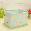 Bavlnený úložný organizér na spodné prádlo a hračky Látkový box s potlačou a ušami na prenášanie Vodoodpudivý náter Rozmer 20 x 16 x 14 cm 3