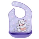 Bavoir en silicone avec poche N880 24