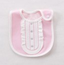 Bavoir pour fille - Rose 1