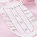 Bavoir pour fille - Rose 2
