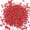 Bayas decorativas artificiales 50 uds. 2