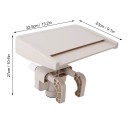 Bazénový vodopád fontána nástavec pro nadzemní bazény Rozměry 33,5 x 23 x 27 cm Odnímatelný plast PVC Béžový Na bazén i zahradní dekoraci 3