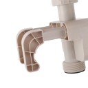 Bazénový vodopád fontána nástavec pro nadzemní bazény Rozměry 33,5 x 23 x 27 cm Odnímatelný plast PVC Béžový Na bazén i zahradní dekoraci 6