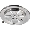 BBQ Grill Abluftventil aus Edelstahl 9,5x9,5x3 cm Luftregulierungsöffnung für die Luftstromkontrolle in Öfen und Prüfkammern 4