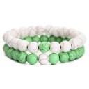 Beaded Bracelets for Couples 2 pcs 9