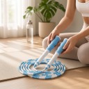 Beaded Skipping Rope 280 cm with Sectioned Rope and Wavy Handles for Endurance Training, Cardio and Fitness Exercises at Home and Outdoors 6