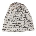 Beanie met handgeschreven tekstprint In hiphopstijl voor mannen en vrouwen Dunne katoenen stof voor de lente en herfst Losse verlengde 8
