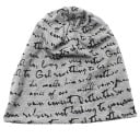 Beanie met handgeschreven tekstprint In hiphopstijl voor mannen en vrouwen Dunne katoenen stof voor de lente en herfst Losse verlengde 11