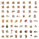 Bear Stickers 60 pcs 2