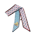 Beau foulard de luxe pour femmes pour quatre saisons Foulard à la mode pour la tête Ruban pour les cheveux Accessoire élégant pour sac 3