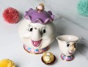 Beauty and the Beast Children's Set - Teapot + Cup 5