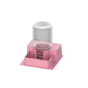 Bebedouro automático para répteis 7,3 x 7,3 x 7,8 cm Recipiente reutilizável Estação de alimentação criativa para geckos, tartarugas, cobras e outros 7