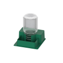 Bebedouro automático para répteis 7,3 x 7,3 x 7,8 cm Recipiente reutilizável Estação de alimentação criativa para geckos, tartarugas, cobras 9
