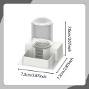 Bebedouro automático para répteis 7,3 x 7,3 x 7,8 cm Recipiente reutilizável Estação de alimentação criativa para geckos, tartarugas, cobras 3