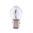 Bec halogen pentru motociclete B35 35 W 12 V cu bază tip bajonetă și bulb transparent Lumină albă 6000 K Pentru farurile motocicletelor și scuterelor 1