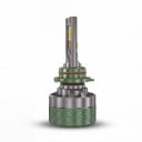 Becuri LED pentru faruri cu control prin aplicație Bluetooth 9005 HB3 3000–6000 K din aluminiu cu ventilator verde-ștearsă pentru mașini 12V/24V 4