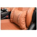 Bederní opěrka do auta z umělé kůže měkký pohodlný polštář cca 38 × 28 × 11 cm ergonomický doplněk interiéru vozidla 2