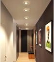 Beépített LED spotlámpa színes kerek 125 mm mennyezeti álmennyezet világítás energiatakarékos beépített világítás 5