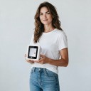 Beépített QR és vonalkód olvasó RFID 13,56 MHz Mifare, 86 × 86 mm, Wiegand USB RS485, fehér, beléptető és belépési rendszerekhez 4
